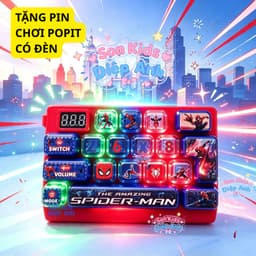 [TẶNG PIN bạn tiết kiềm được 10 k] có đèn Bàn phím chơi game TIPPPOP 26 nút cho bé 4 model chơi có ánh sáng Giảm Stress 4