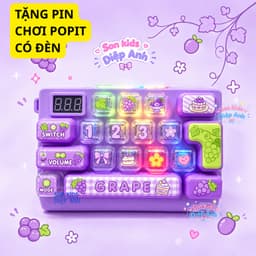 [TẶNG PIN bạn tiết kiềm được 10 k] có đèn Bàn phím chơi game TIPPPOP 26 nút cho bé 4 model chơi có ánh sáng Giảm Stress 5