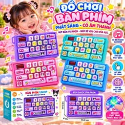 [TẶNG PIN bạn tiết kiềm được 10 k] có đèn Bàn phím chơi game TIPPPOP 26 nút cho bé 4 model chơi có ánh sáng Giảm Stress 8