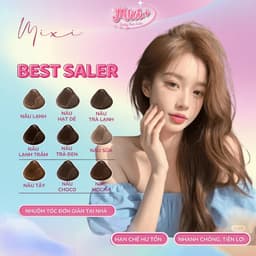 Thuốc nhuộm tóc tại nhà,  thuốc nhuộm tóc tại nhà, tone nâu siêu nịnh da, tôn da, hot trend | Cheeng+ 1