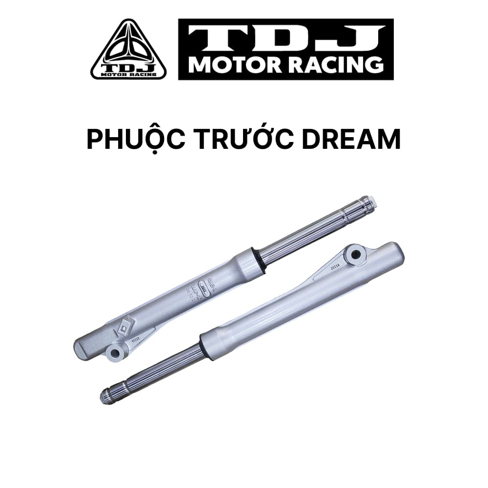 Phuộc Trước Xe Máy Cho Dòng Dream Wave Phanh Đùm TDJ Motor Racing Thương Hiệu BOX