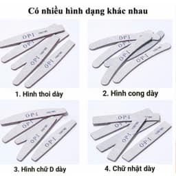 Dũa dày OPI các form và dũa mỏng chuyên dụng cho dân làm nail 7