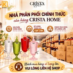 BÌNH THỦY TINH VÂN LƯỚI CRISTA HOME 3.3L - CAO CẤP - BÌNH DETOX NƯỚC ÉP TRÀ LẠNH CHÍNH HÃNG 60204 2