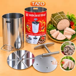Khuôn Làm Chả Giò Inox Cao Cấp - Khuôn Làm Chả Lụa Tại Nhà 0,5KG/1KG/2KG Bằng Inox An Toàn Vệ Sinh - Tazo 1