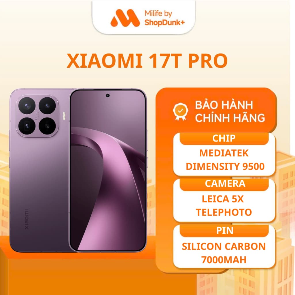 Điện thoại Xiaomi 17T Pro | 12G 256GB | Bảo Hành Chính Hãng 18 Tháng