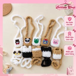 Túi Đựng Tỏi Cho Bé Bằng Len Mềm Dày Dặn Hình Thú Đáng Yêu Nhiều Mẫu - Bebimo Shop 1