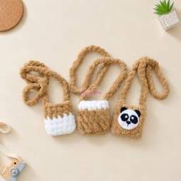 Túi Đựng Tỏi Cho Bé Bằng Len Mềm Dày Dặn Hình Thú Đáng Yêu Nhiều Mẫu - Bebimo Shop 2