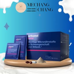 Vitamin mẹ bầu Orthomol Natal Đức dạng bột và viên hỗ trợ bổ sung men vi sinh tăng cường sức khoẻ 3