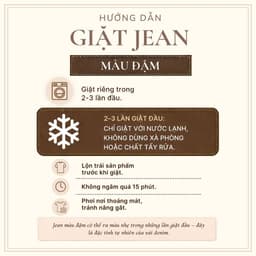 Quần Jeans Nữ Ống Suông, Quần bò nữ ống rộng Gấu 2 Màu Vải Jean QCCC Dài 100CM  #8930-31 8