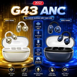 Tai Nghe Bluetooth OWS XO Việt Nam G43 – Thiết Kế Trong Suốt Mạ Điện, Pin 7H, Kháng Nước IPX4, Âm Thanh HD | XO G43 5
