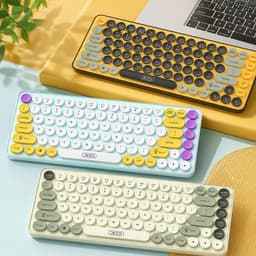Bàn Phím Không Dây XO KB12 – Chế Độ Kép Bluetooth 2.4G, 86 Phím Đa Sắc, Gõ Êm Ái | XO KB12 6