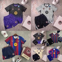 Bộ Quần Áo Bóng Đá CLB Barcelona Mùa 2026/2027, Áo Đá Banh Barca Sân Nhà - Vải Thái Cao Cấp 1