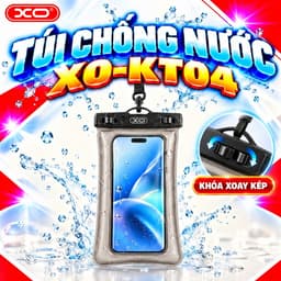 Túi Chống Nước XO Việt Nam KT04 – Chuẩn IPX8 Cho Điện Thoại 8 Inch, Có Mút Xốp Nổi, Kèm Dây Đeo Tiện Lợi | XO KT04 1