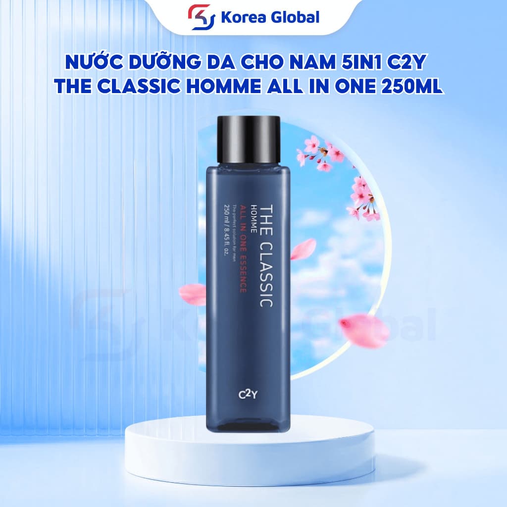 Nước Dưỡng Da C2Y The Classic Homme All In One Essence Chăm Sóc Da Toàn Diện Cho Nam Giới 250ml
