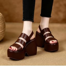  SANDAL CG ĐẾ LÕM 3 QUAI 10CM XỊN SÒ 7