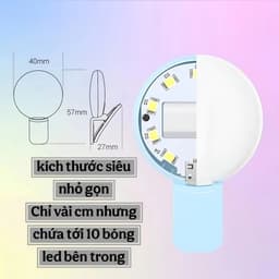 Đèn Led Selfie Chụp Hình Mini Q. NL 4