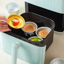 Cốc Nhôm Nhiều Hình Nướng Bánh, Tart Trứng 125ml và Set 250 Chén Giấy Bạc 5