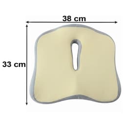 Đệm Lót Ghế Công Thái Học Khoét Lỗ Foma và Tấm Tựa Ghế Văn Phòng/ Masage Chân Bán Nuyệt/Đệm Tựa Lưng NIRA. LMS 5