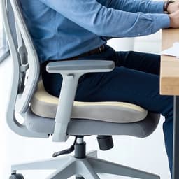 Đệm Lót Ghế Công Thái Học Khoét Lỗ Foma và Tấm Tựa Ghế Văn Phòng/ Masage Chân Bán Nuyệt/Đệm Tựa Lưng NIRA. LMS 7