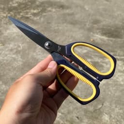 Kéo nhật nhà bếp đa năng No: H-4 và Kéo bổ cơi 21cm/ Kéo Có Nắp Đậy/ Kéo Hình Thoi K6/ Kéo bếp lưỡi răng cưa. LMS 3