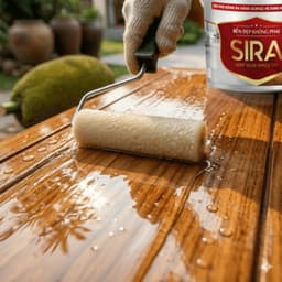 [ Chính Hãng] Sơn SIRA C201 – Sơn Phủ Bóng Gỗ Trong Suốt Cao Cấp SIRA, Chống Ăn Mòn, Bảo Vệ Bề Mặt Gỗ 2