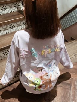 (Hoả tốc 4h ) Áo thun Đissneyyy gấu tím trendy trẻ trung boxy form Nabi 1