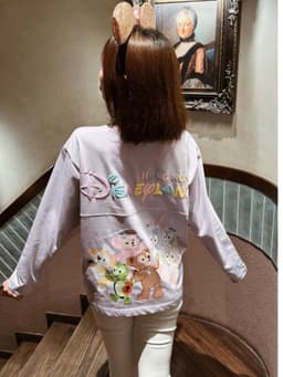 (Hoả tốc 4h ) Áo thun Đissneyyy gấu tím trendy trẻ trung boxy form Nabi 4