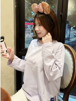 (Hoả tốc 4h ) Áo thun Đissneyyy gấu tím trendy trẻ trung boxy form Nabi 5