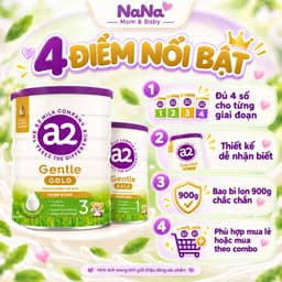 (Chính hãng) Sữa A2 Gentle Gold Newzealand đủ số hỗ trợ bé phát triển toàn diện 5