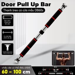 Xà Đơn Treo tường 80-130cm và Dụng Cụ Hít Đất Chống Đẩy PUSH UP BOARD Đa Năng 14in. LMS 6