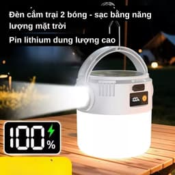 Đèn Bão Kiêm Quạt 9299 Năng Lượng Mặt Trời và Đèn Cắm Trại Năng Lượng Mặt Trời 3in1 SZ-03 9