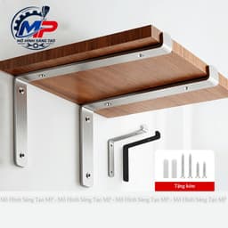 Giá Đỡ Ke Góc Vuông Chữ L Chịu Lực – Pát Treo Kệ Gỗ, Kệ Trang Trí Gắn Tường Chịu Lực Sơn Tỉnh Điện, PGT-11 8