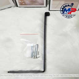 Giá Đỡ Ke Góc Vuông Chữ L Chịu Lực – Pát Treo Kệ Gỗ, Kệ Trang Trí Gắn Tường Chịu Lực Sơn Tỉnh Điện, PGT-11 6