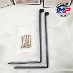 Giá Đỡ Ke Góc Vuông Chữ L Chịu Lực – Pát Treo Kệ Gỗ, Kệ Trang Trí Gắn Tường Chịu Lực Sơn Tỉnh Điện, PGT-11 7