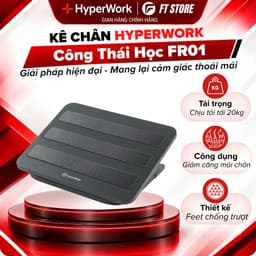 Kê Chân Công Thái Học HyperWork FR01 Chống Mỏi Chân, Giảm Tê Nhức, Góc Xoay Linh Hoạt 1