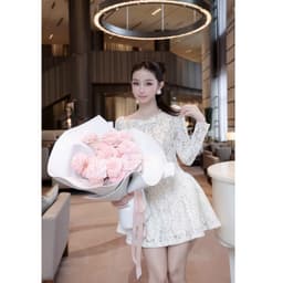 TRAN ALI ĐẦM REN XÒE NƠ NGỰC THỜI TRANG THIẾT KẾ 4