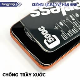 Kính Cường Lực Không Viền Cho iPhone 500C, Miếng Dán Màn Hình Trong Suốt HD, Cường Lực Full Màn Viền Cong 9H Belo Store 4