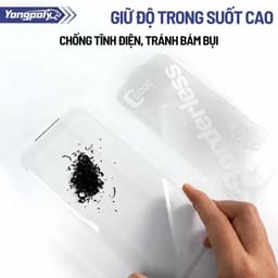 Kính Cường Lực Không Viền Cho iPhone 500C, Miếng Dán Màn Hình Trong Suốt HD, Cường Lực Full Màn Viền Cong 9H Belo Store 2