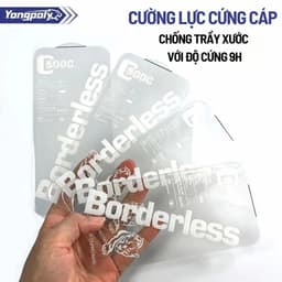 Kính Cường Lực Không Viền Cho iPhone 500C, Miếng Dán Màn Hình Trong Suốt HD, Cường Lực Full Màn Viền Cong 9H Belo Store 7