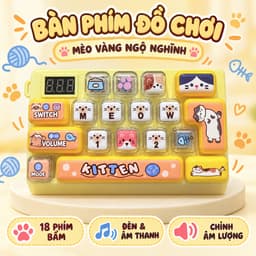 ĐỒ CHƠI BÀN PHÍM TIPOP 18 NÚT VỪA CHƠI VỪA GIẢI TRÍ TỔNG HỢP ( KÈM PIN ) 6