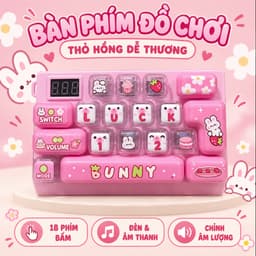 ĐỒ CHƠI BÀN PHÍM TIPOP 18 NÚT VỪA CHƠI VỪA GIẢI TRÍ TỔNG HỢP ( KÈM PIN ) 5