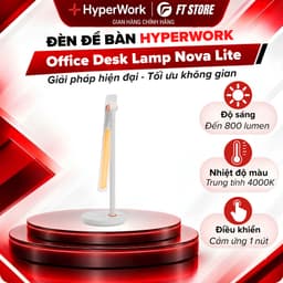 Đèn Để Bàn Chống Mỏi Mắt HyperWork DL03 Nova Lite Chip LED RG0, Ánh Sáng Trung Tính 4000K, 800 Lumen 1