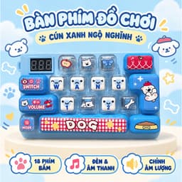 ĐỒ CHƠI BÀN PHÍM TIPOP 18 NÚT VỪA CHƠI VỪA GIẢI TRÍ TỔNG HỢP ( KÈM PIN ) 8