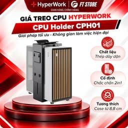 Giá Treo CPU 2IN1 Hyperwork CPH01 - Xoay 360 Độ, Tương Thích linh hoạt từ 8,8 cm - Chính Hãng 1