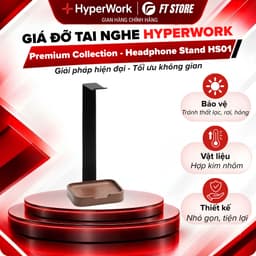 Giá Đỡ Tai Nghe HyperWork HS01 Chính Hãng - Phụ Kiện Desk Setup Tối Giản, Hiện Đại 1
