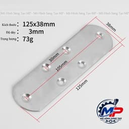 ( COMBO 5 Thanh) Thanh Nối Thẳng Inox Cao Cấp , Ke Nối Thẳng, Bản Mã Đỡ Khung Gỗ, Phụ Kiện Kim Khí, BL-08 6