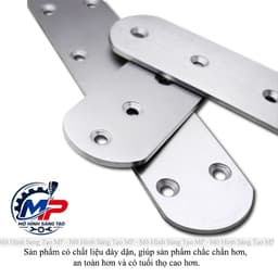 ( COMBO 5 Thanh) Thanh Nối Thẳng Inox Cao Cấp , Ke Nối Thẳng, Bản Mã Đỡ Khung Gỗ, Phụ Kiện Kim Khí, BL-08 3