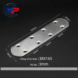 ( COMBO 5 Thanh) Thanh Nối Thẳng Inox Cao Cấp , Ke Nối Thẳng, Bản Mã Đỡ Khung Gỗ, Phụ Kiện Kim Khí, BL-08 7