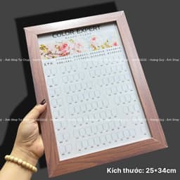 Bảng trưng bày móng mẫu , khung mẫu móng, móng làm mẫu, băng dính dán mẫu - Hoangquy.233 2