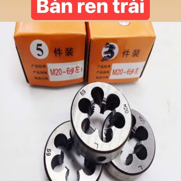 Bàn ren trái tạo ren sắt thép inox ngọt
